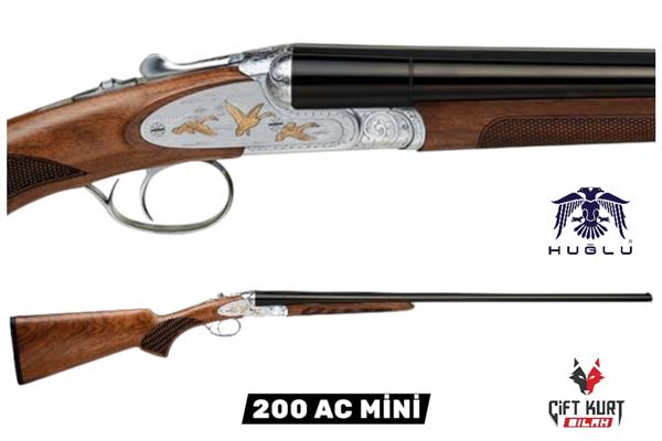Huğlu 200 AC MİNİ Çifte Kırma Tek Tetik Beyaz Av Tüfeği